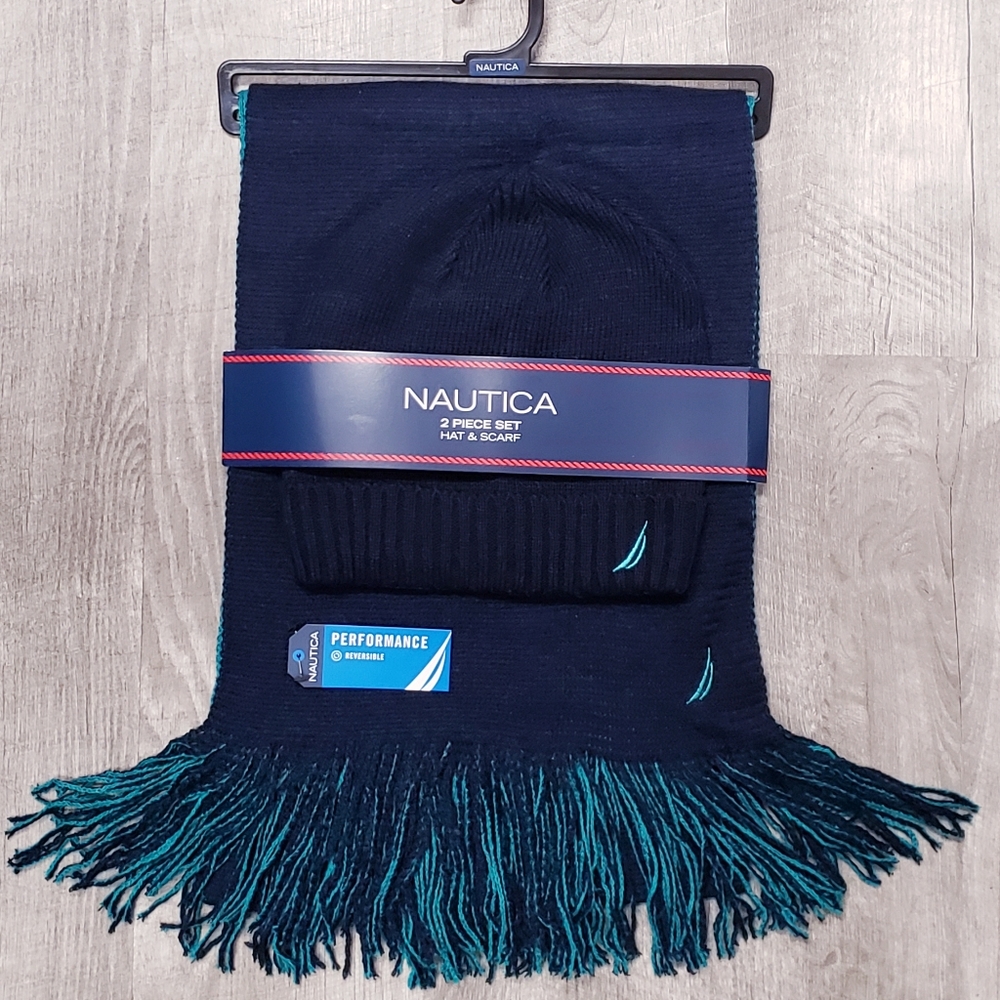 🆕️ Nautica 2 Piece Beanie/Hat & Scarf Gift Set 🎁 - Picture 5 of 13